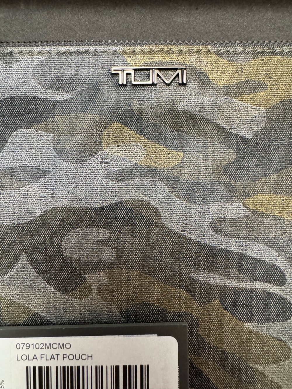 TUMI Camouflage Wristlet Pouch - Gray Camo - Picture 4 of 6